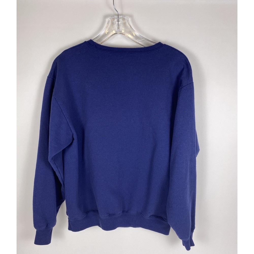 Disney Sweatshirt Adult Medium Blue Fleece Walt Disney World Graphic Comfort - Picture 4 of 7